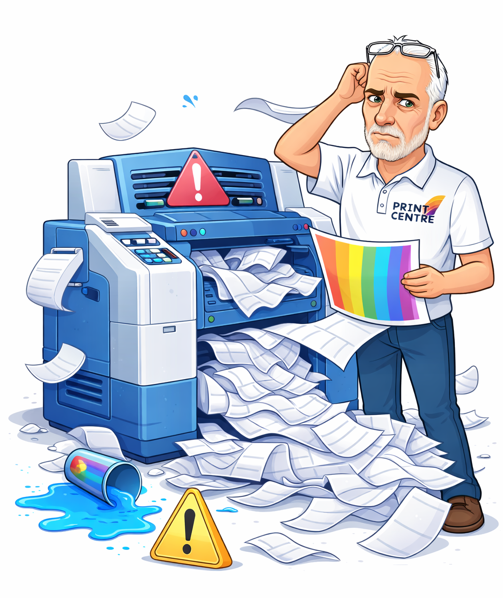 Friendly error illustration