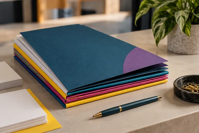 Print planning image for choosing paper stock and finish