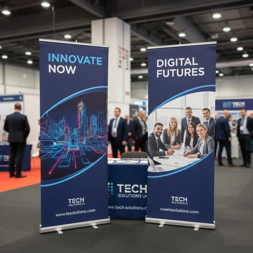 Large format exhibition graphics
