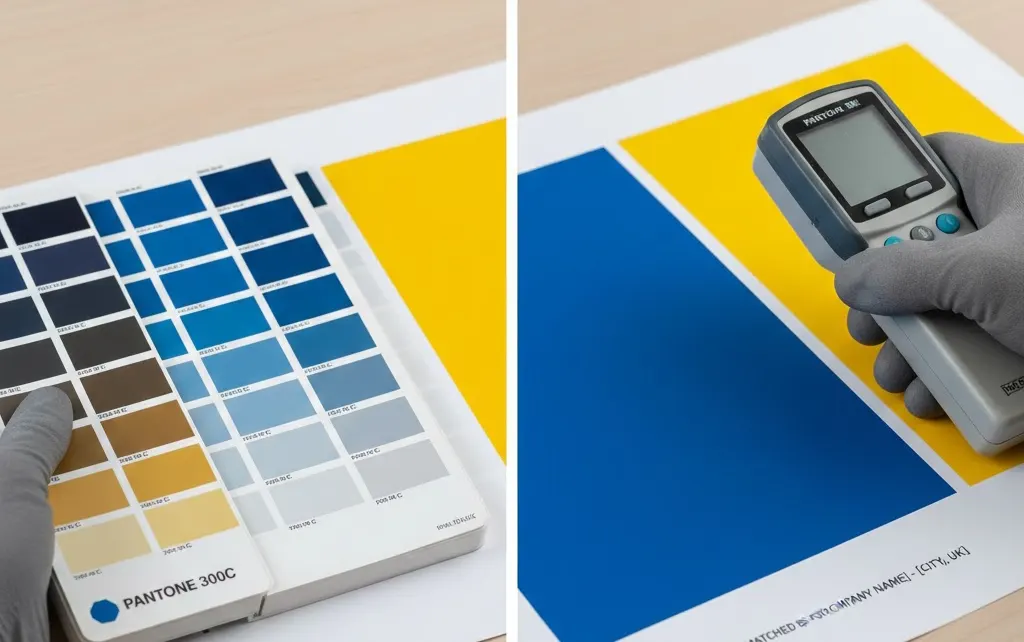 Colour proof sheets for a print job