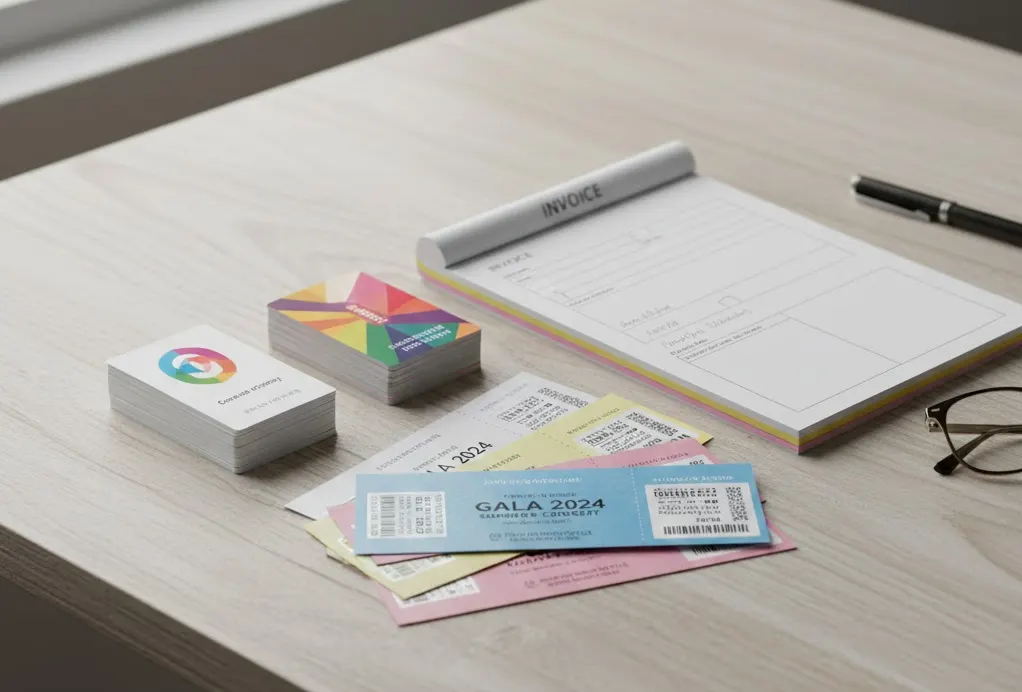 Selection of printed cards and other products