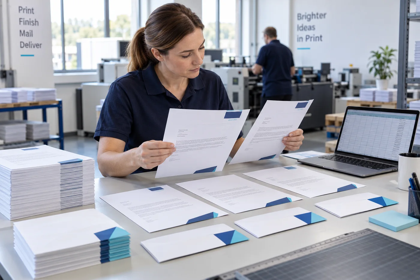 Mailing data and personalisation checklist planning